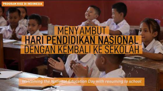 Embedded thumbnail for Welcoming the National Education Day with Resuming to School